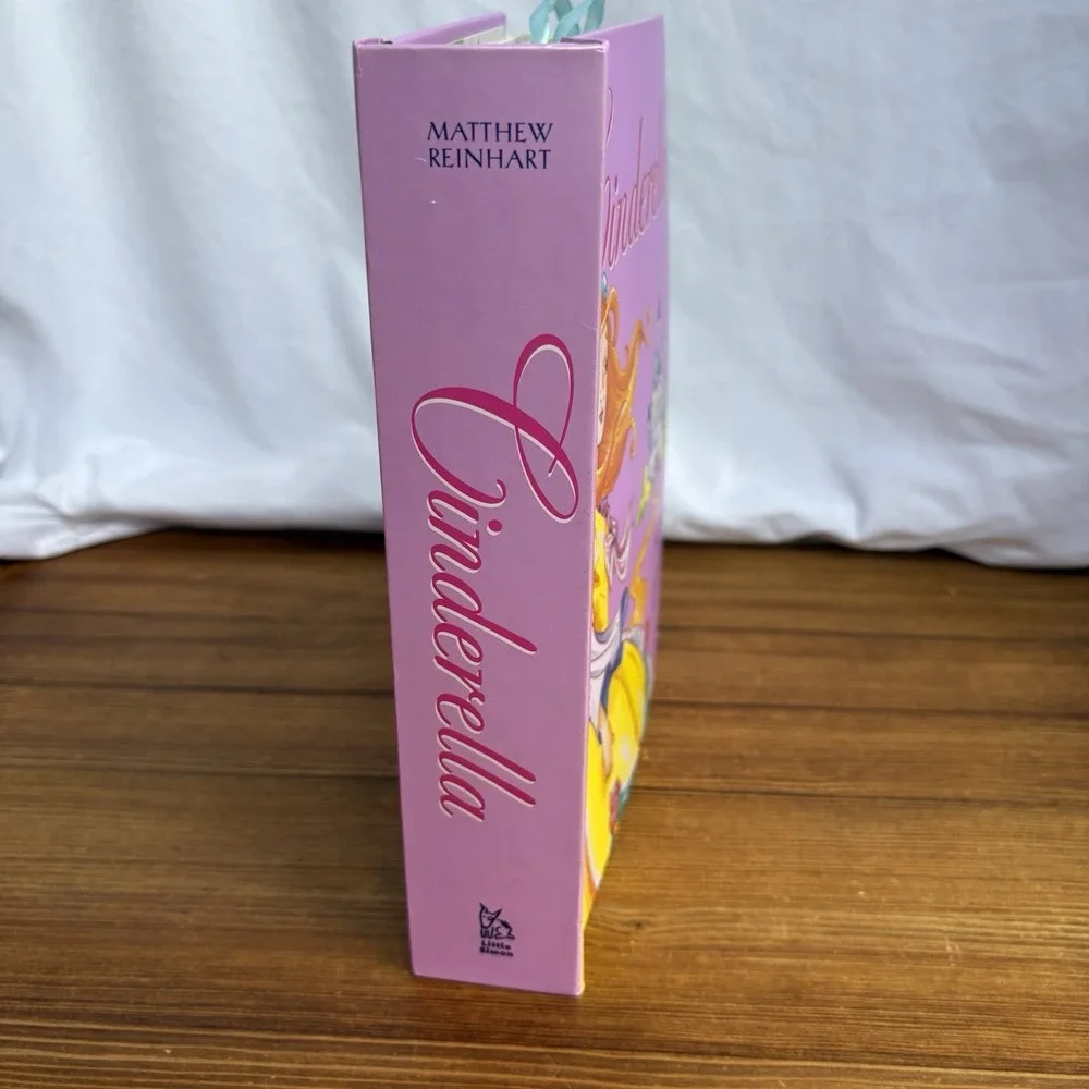 Matthew Reinhart Cinderella Pop-Up Fairy Tale Hardcover Interactive Story Book